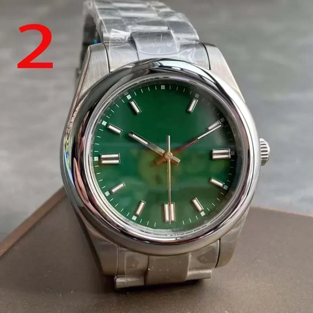 Customized Luxury Automatic Watch for Men Mechanical Watches Black Blue Luminous Women Stainless Steel  Sapphire Free shipping