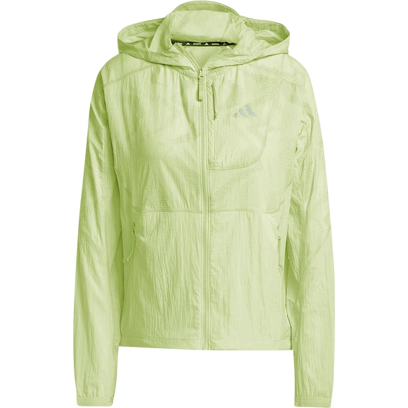 Adidas Official Genuine New Women's Running Sport Hooded Woven Jacket JP3820