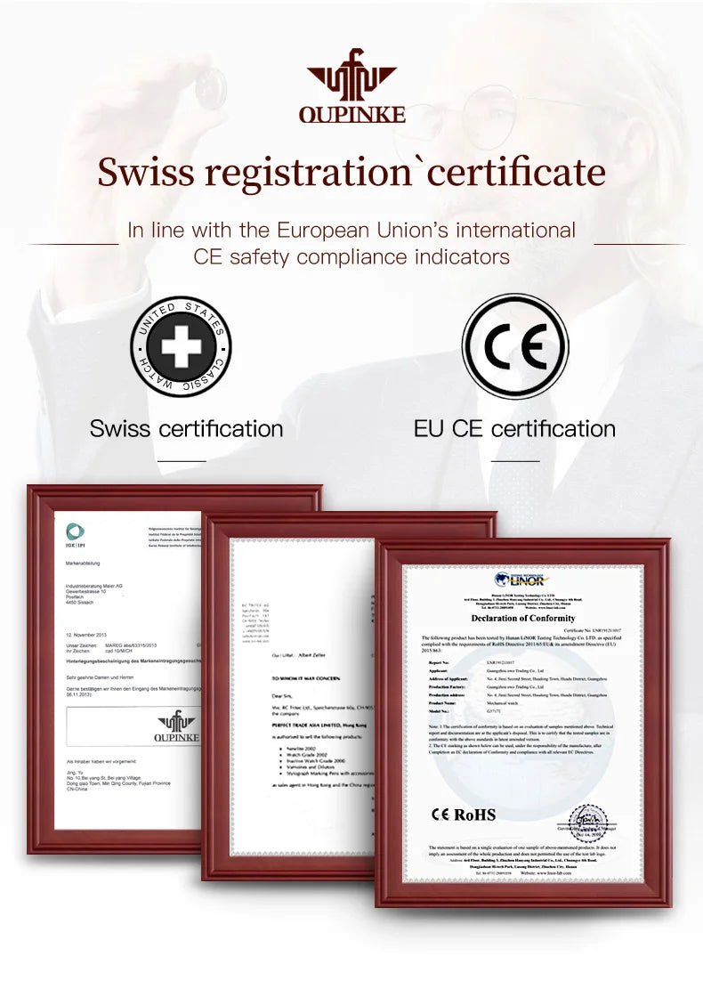 OUPINKE 3242 Women Watch Elegant Luxury Imported Swiss Movement Women Quartz Watch Diamond Tungsten Steel Watch Gift Box Set