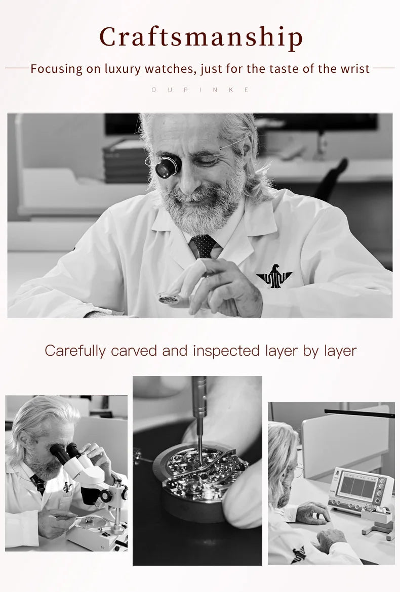 OUPINKE 3242 Women Watch Elegant Luxury Imported Swiss Movement Women Quartz Watch Diamond Tungsten Steel Watch Gift Box Set