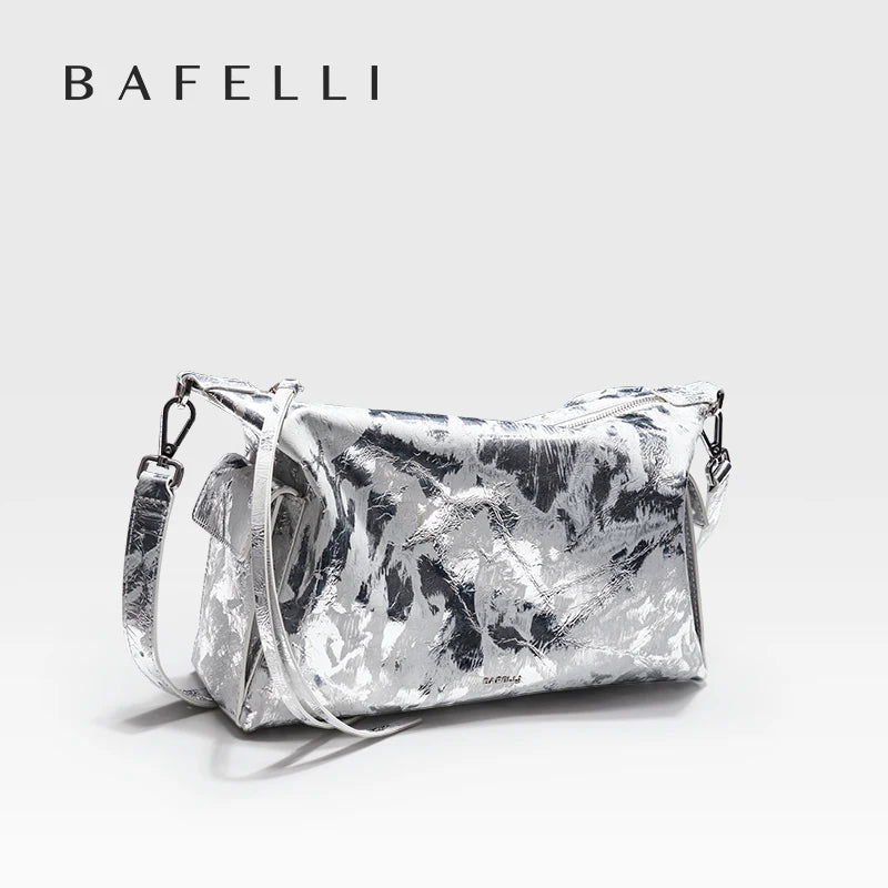 BAFELLI 2025 NEW WOMEN'S TOTE BAG UNISEX LARGE TRAVEL GENUINE LEATHER DESIGNER LUXURY BRAND CROSSBODY CASUAL BAGS FASHION