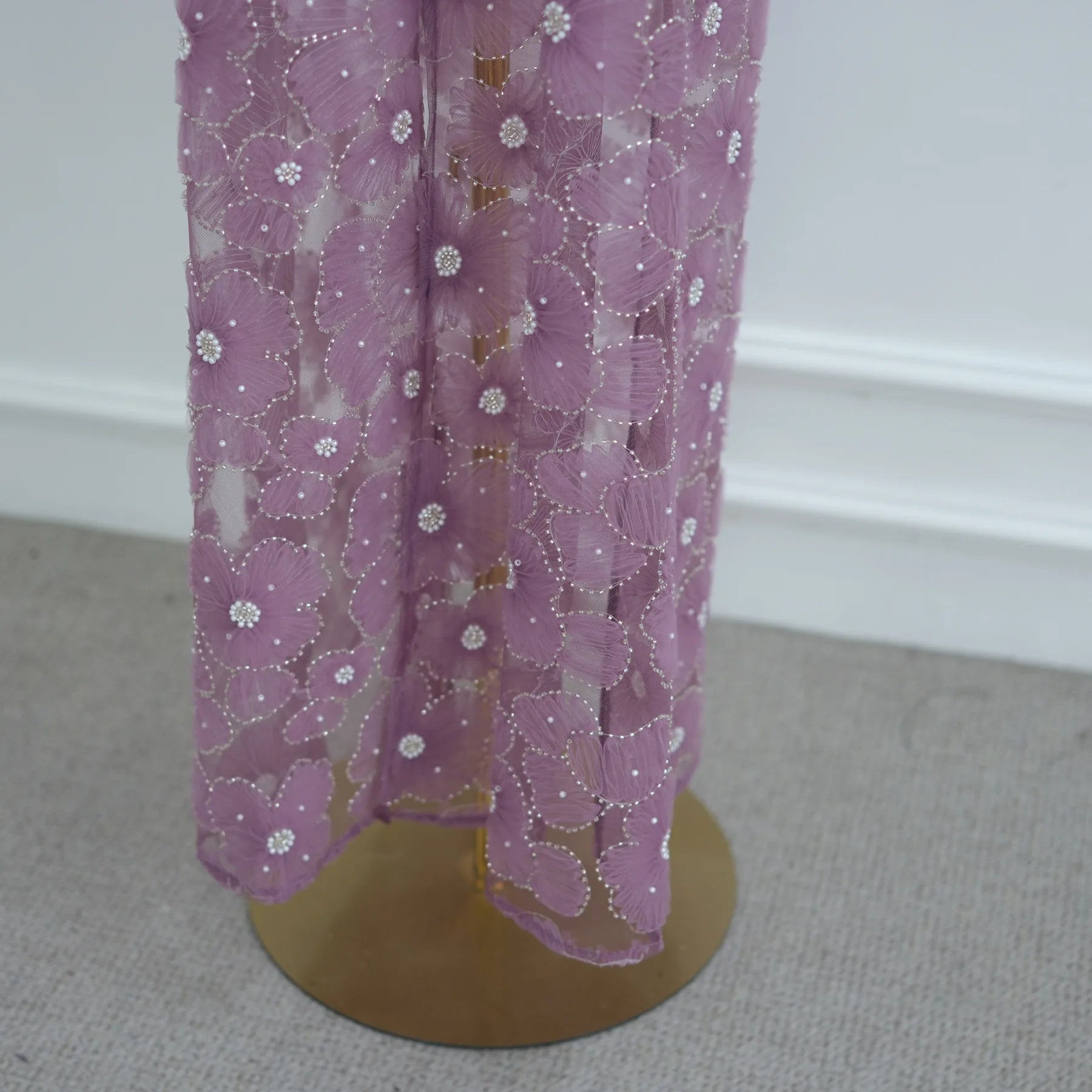 Luxury Dubai Lace Beads Cardigan Muslim Sets Women Hijab Abaya Kimono Jalabiya Ramadan Turkey Kaftan Robe Islam Clothing Caftan