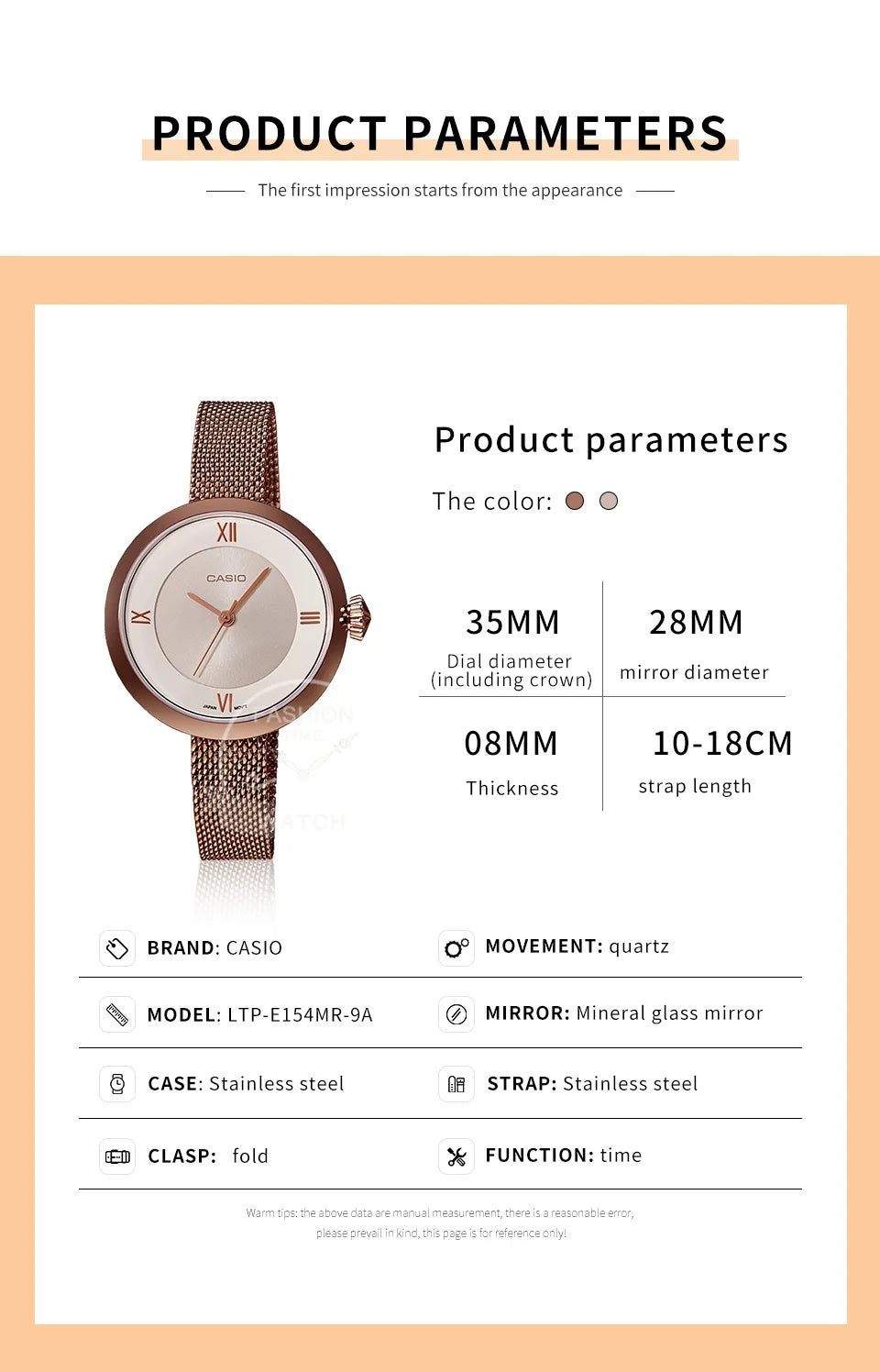 Casio watch for women simple fashionable Waterproof reloj casio hombre free shipping Preferred Gift Giving