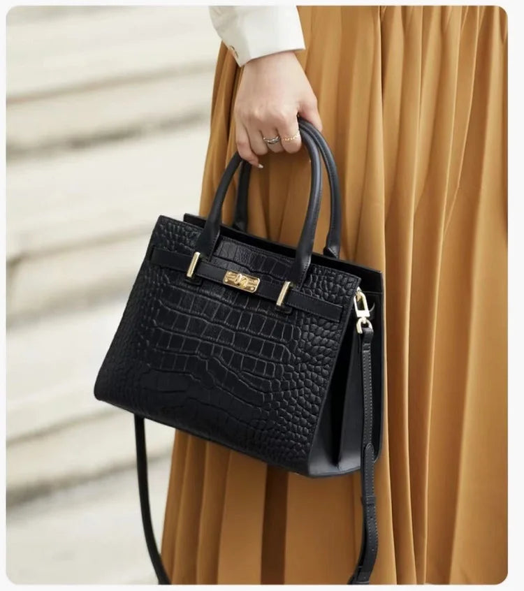 ZOOLER Real Soft Totes Genuine Leather Single Shoulder Bag Cow Skin Women  Milky Purses Quality Handbag Female#HY553