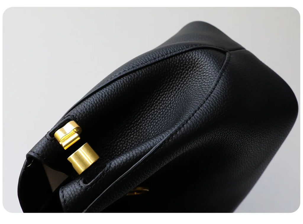 Motingsome Luxury Designer Bags Women Genuine Leather Handbag Fashionable Lady Large Capacity Tote Niche First-layer Cowhide Bag