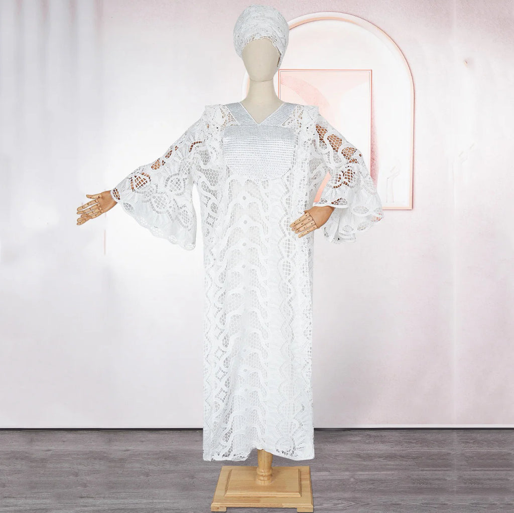 Elegant African Dresses for Woman 2025 New Muslim Fashion Boubou Abayas Robe Dashiki Ankara Outfits Gowns Kaftan Dress Maxi Hot