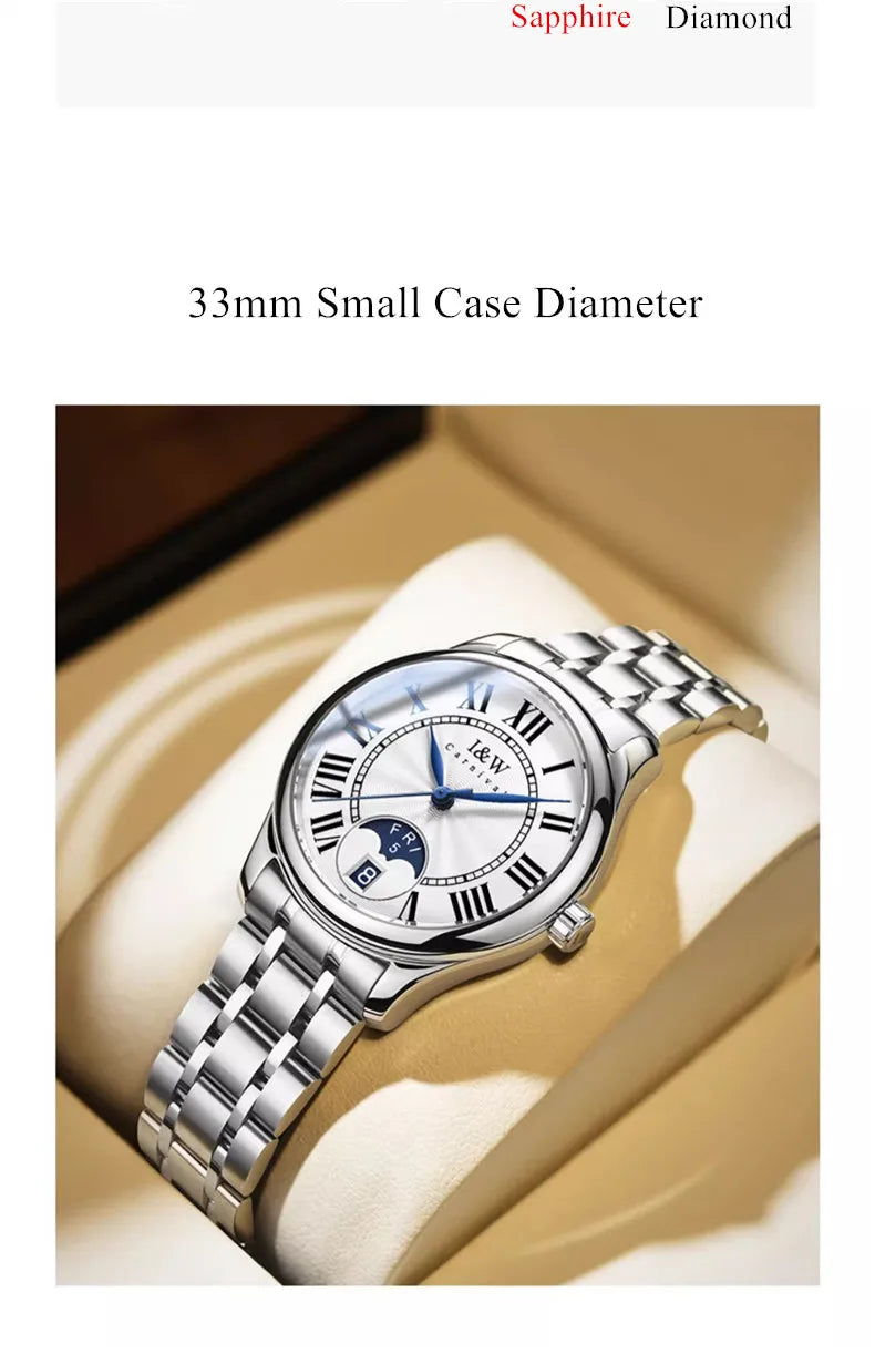Switzerland Made Watch for Women CARNIVAL Brand Luxury Automatic Mechanical Watches Ladies Fashion Waterproof 2025 Reloj Mujer