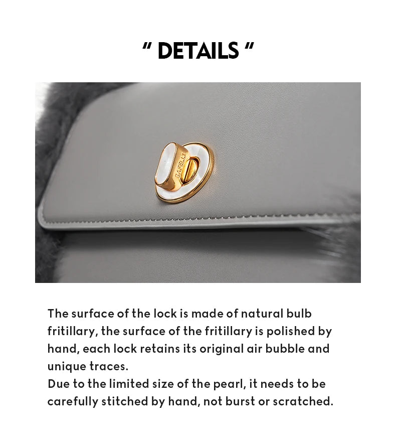 BAFELLI 2025 NEW WOMEN'S BAGS FASHION TRENDING FUR GENUINE LEATHER LUXURY BRAND ORIGINAL DESIGNER CROSSBODY SHOULDER PURSE