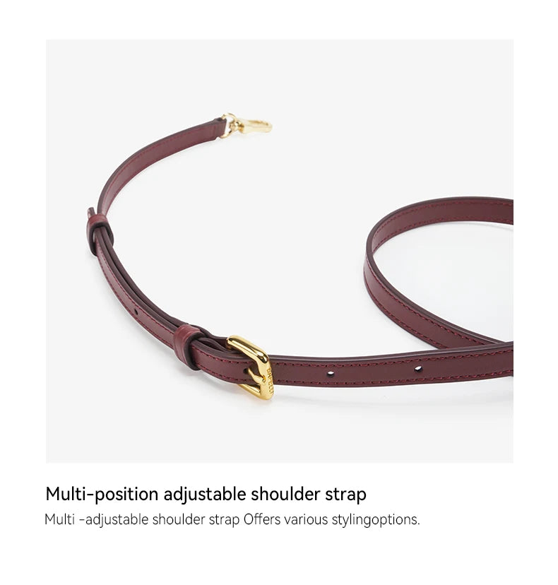 Genuine Leather Women's Bag 2025 New Model Large Capacity Handheld Crossbody Bag Fashionable and Versatile for Autumn and Winter