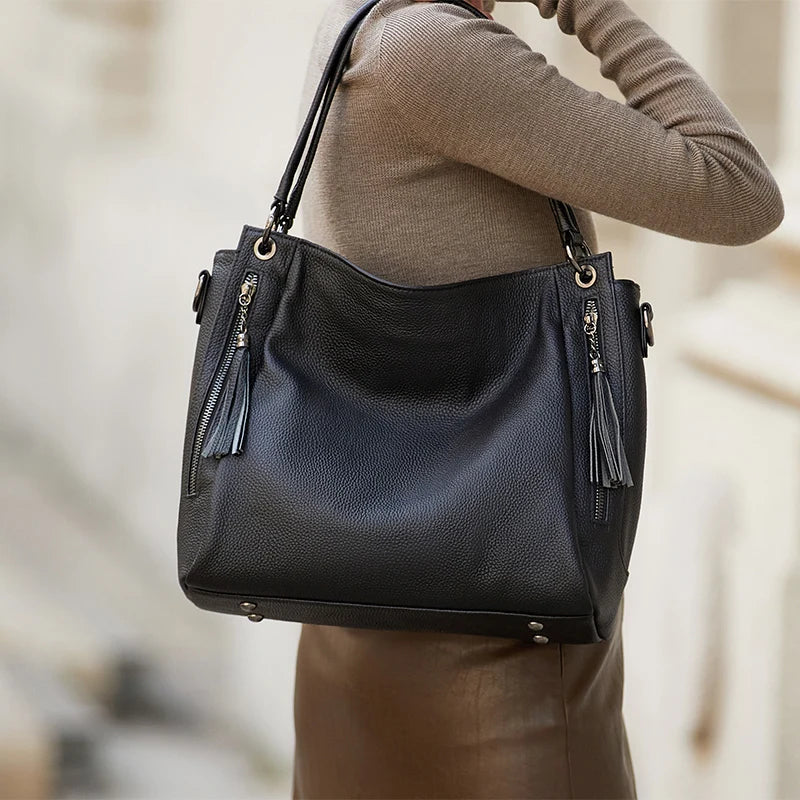 Limited Bag ZOOLER Brand Women Genuine Leather Shoulder Bags Female Leather Handbag Purses Cow Skin Bag Elegant Style #SC1753