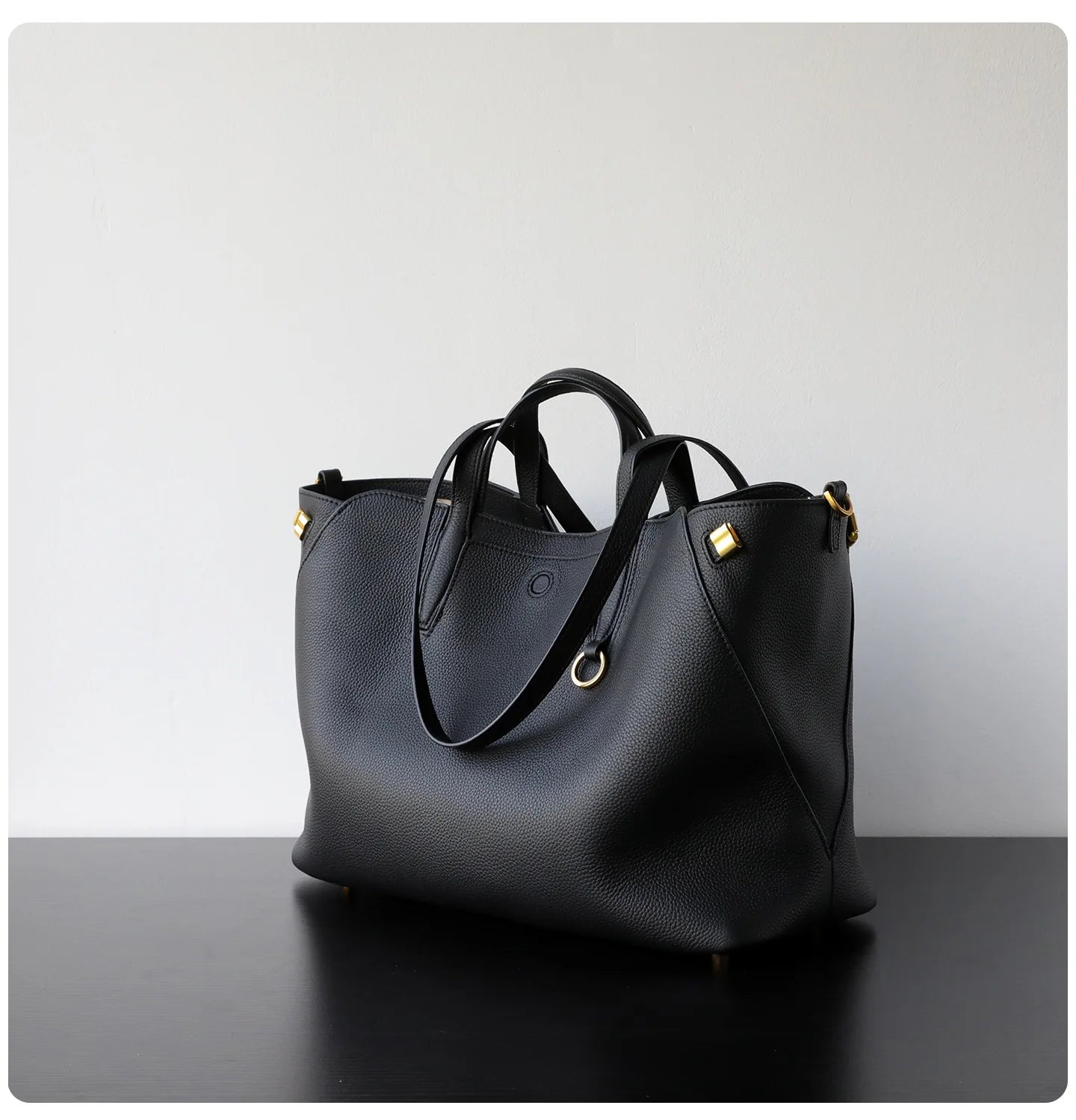 Motingsome Luxury Designer Bags Women Genuine Leather Handbag Fashionable Lady Large Capacity Tote Niche First-layer Cowhide Bag