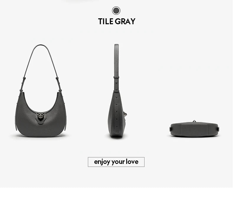 BAFELLI 2025 NEW WOMEN'S HANDBAG CAT SERIES GENUINE LEATHER LUXURY BRAND FASHION RETRO STYLE SHOULDER HOBOS FLAP BAGS FEMALE