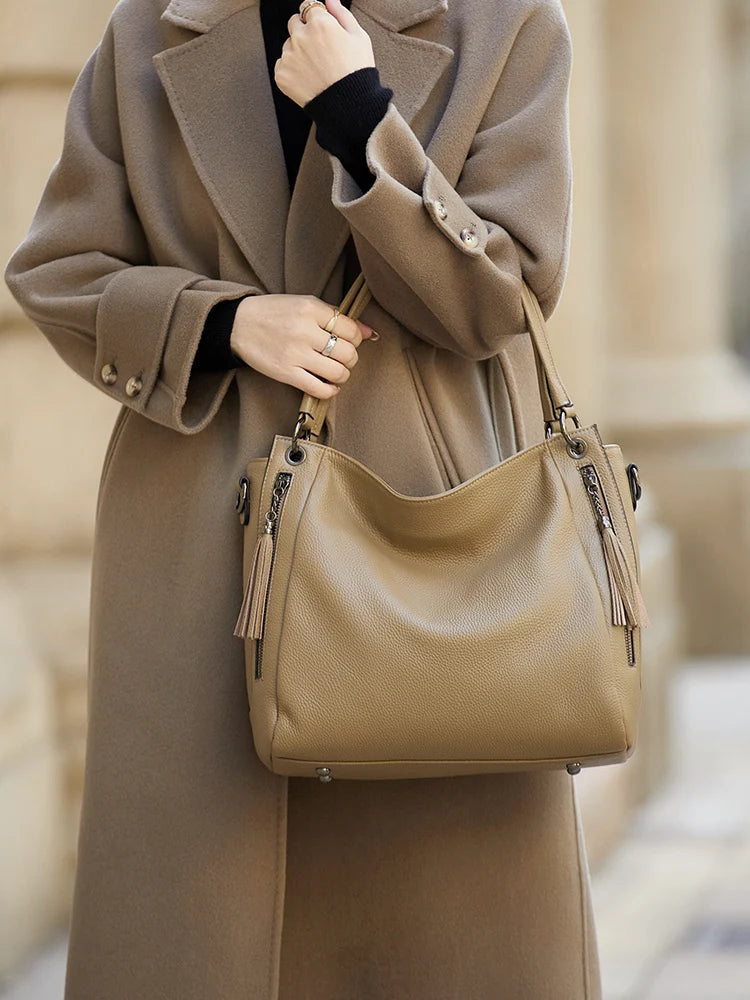 Limited Bag ZOOLER Brand Women Genuine Leather Shoulder Bags Female Leather Handbag Purses Cow Skin Bag Elegant Style #SC1753