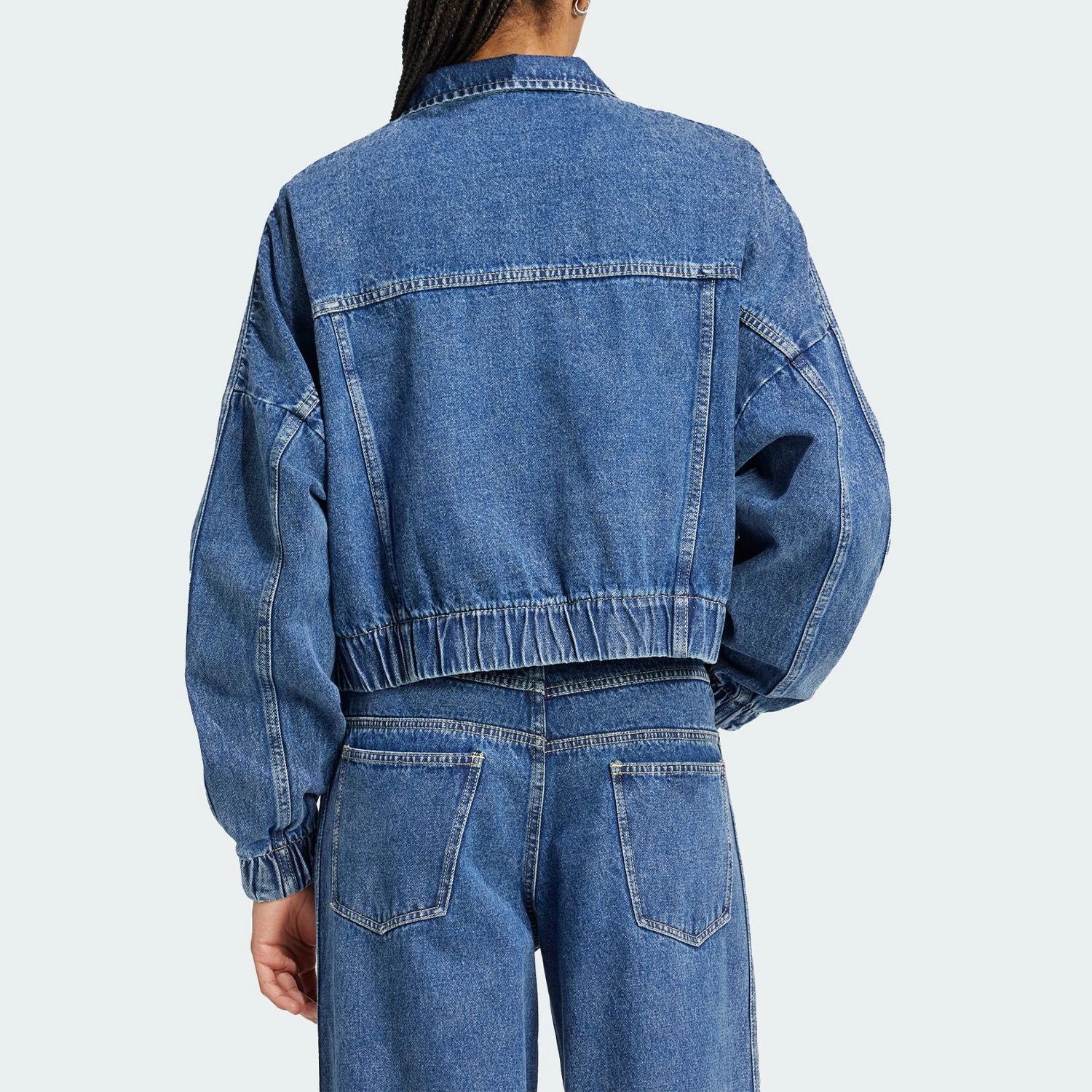 Adidas Official Genuine Three Stripes Women's Sports Zippered Casual Lapel Jacket IW5762