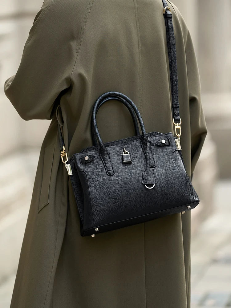 ZOOLER Real Soft Totes Genuine Leather Single Shoulder Bag Cow Skin Women  Milky Purses Quality Handbag Female#HY553