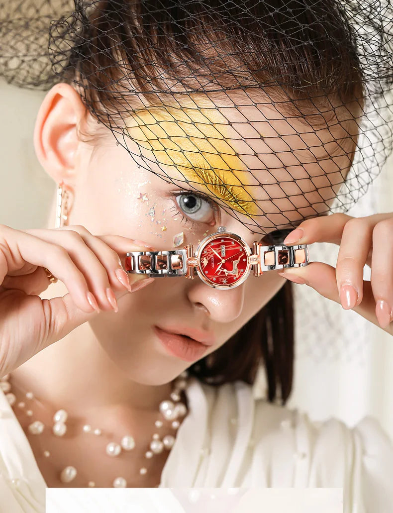 OUPINKE 3180 Luxury Brand Women Watch Original Automatic Mechanical Watch Calendar Elegant Women Dress Bracelet Watch Gift Box