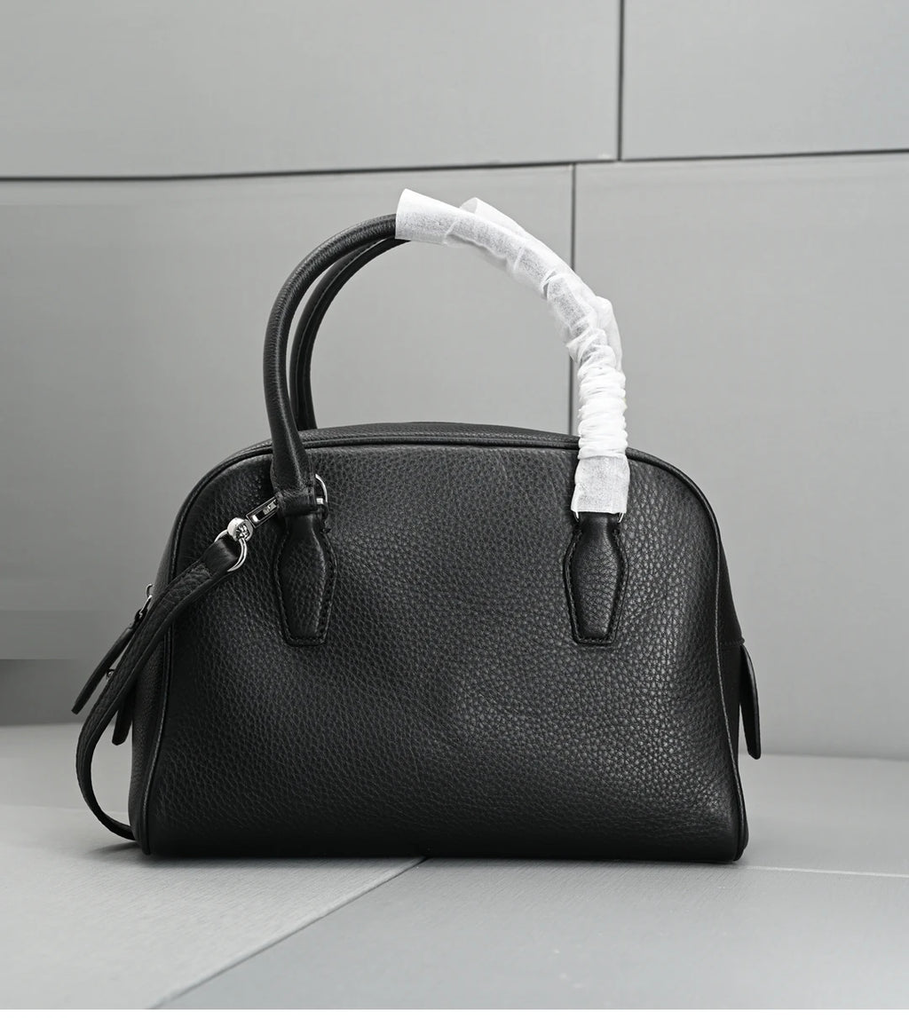 26cm Genuine Leather Handbag With Top Layer Cowhide New Women Shoulder Crossbody Bag Versatile Commuting Soft Texture