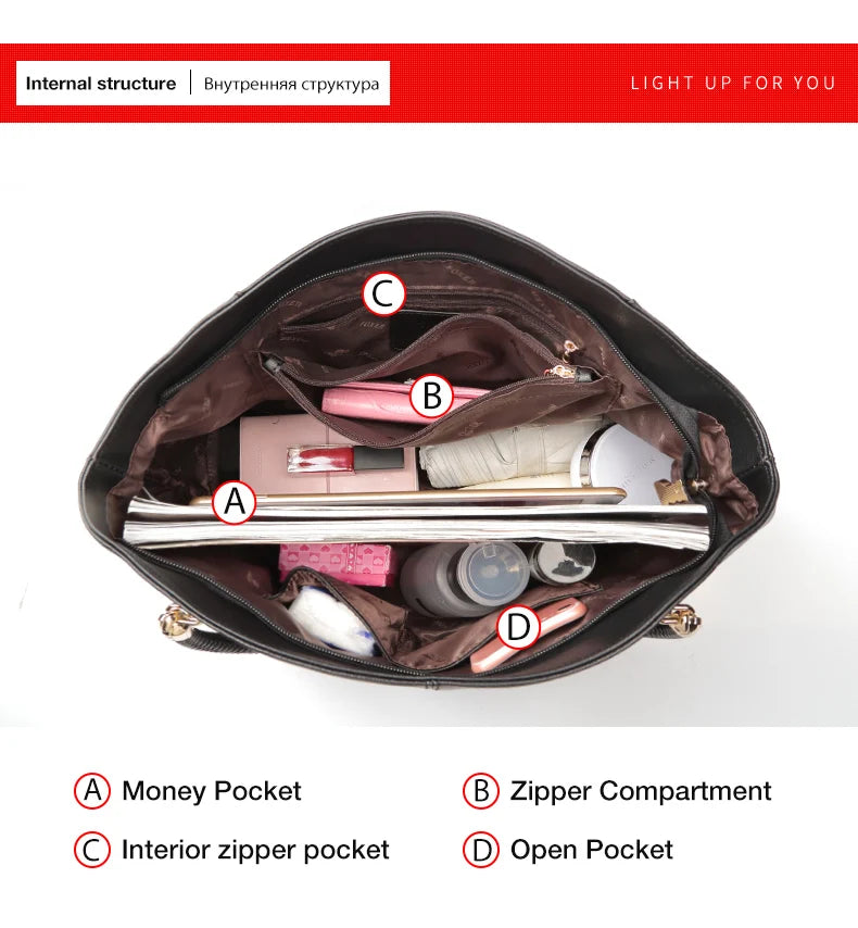 FOXER Brand Stylish Women Cowhide Leather Handbag Female Shoulder Bag Design Luxury Lady Large Capacity Zipper Top-Handle Bags