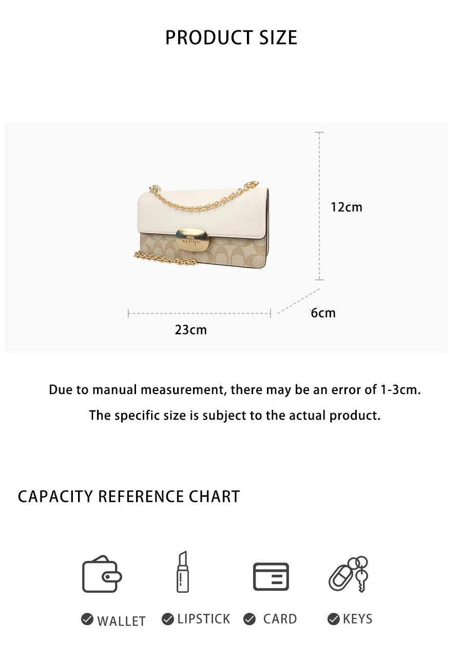 Coach Ole Women'S Pvc With Leather Crossbody Bag
