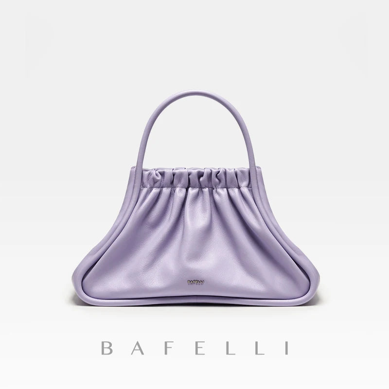 BAFELLI 2025 NEW WOMEN'S BAG STYLE GENUINE LEATHER PURSE LUXURY BRAND DESIGNER SHOULDER HANDBAGS QUALITY ORIGINAL TOTE