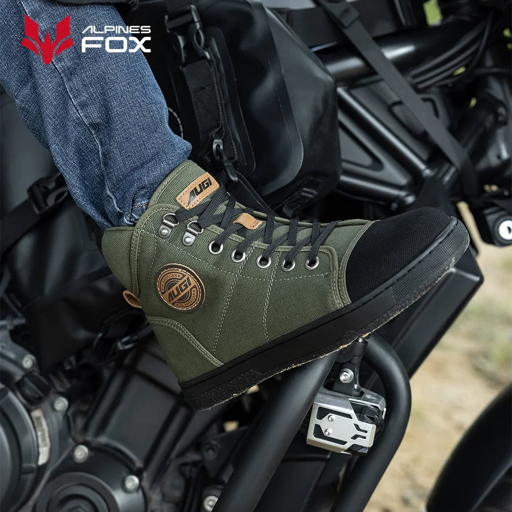 Breathable Motorcycle Boots Men Women Biker Shoes Casual Men's Sneakers Microfiber Motocross Shoes Motorbike Protective Boots