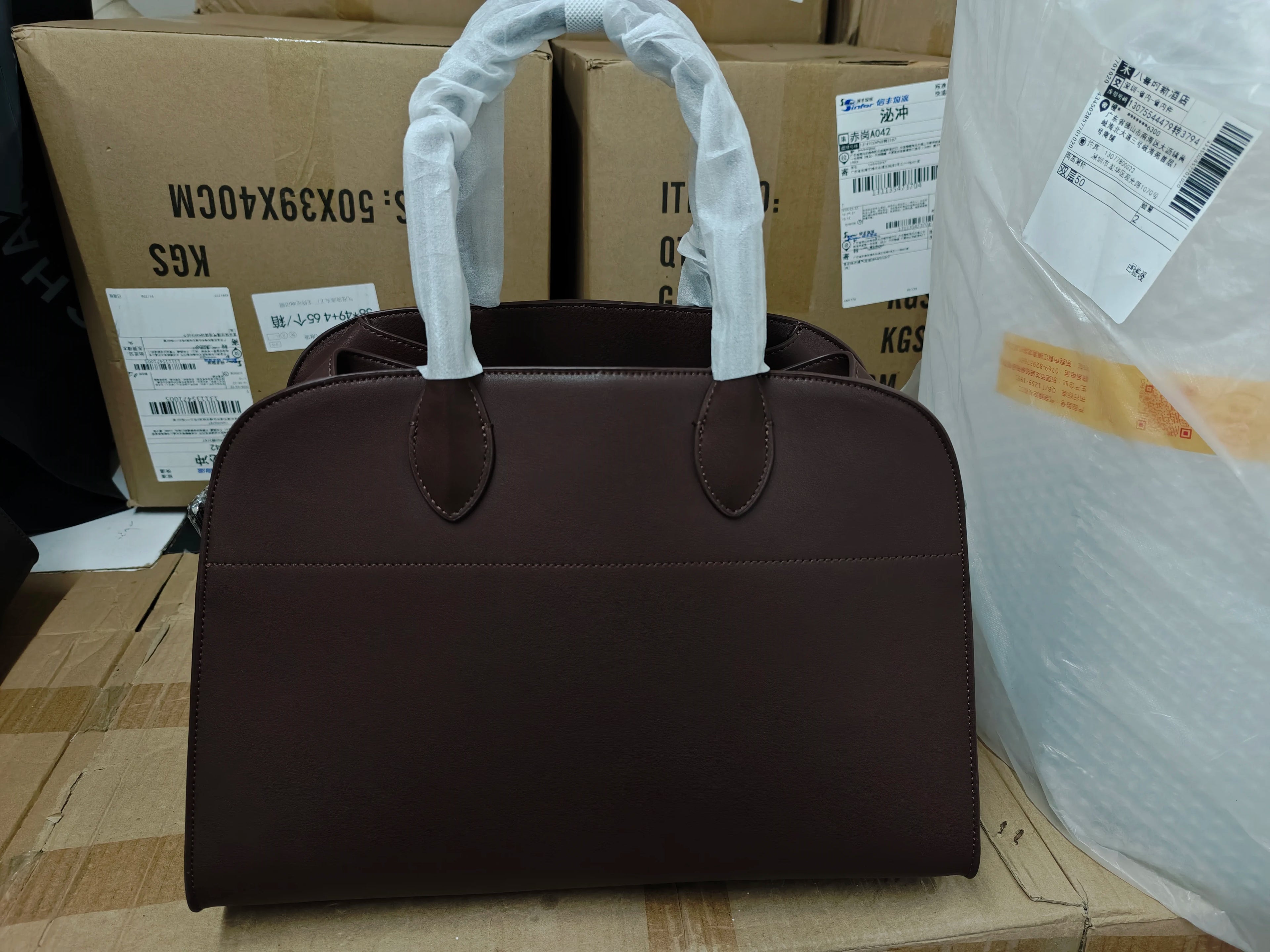 2025SSS Margaux 10/12/15 High Quality Tote Bag Fashion Large Capacity Casual Shoulder Bag Commute Suede Handbag