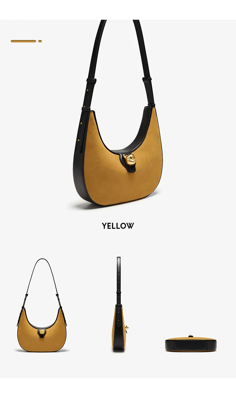 BAFELLI 2025 WOMEN'S BAG LUXURY BRAND GENUINE LEATHER CAT FASHION FEMALE TRENDING ORIGINAL PURSE DESIGNER LADY SHOULDER HANDBAGS