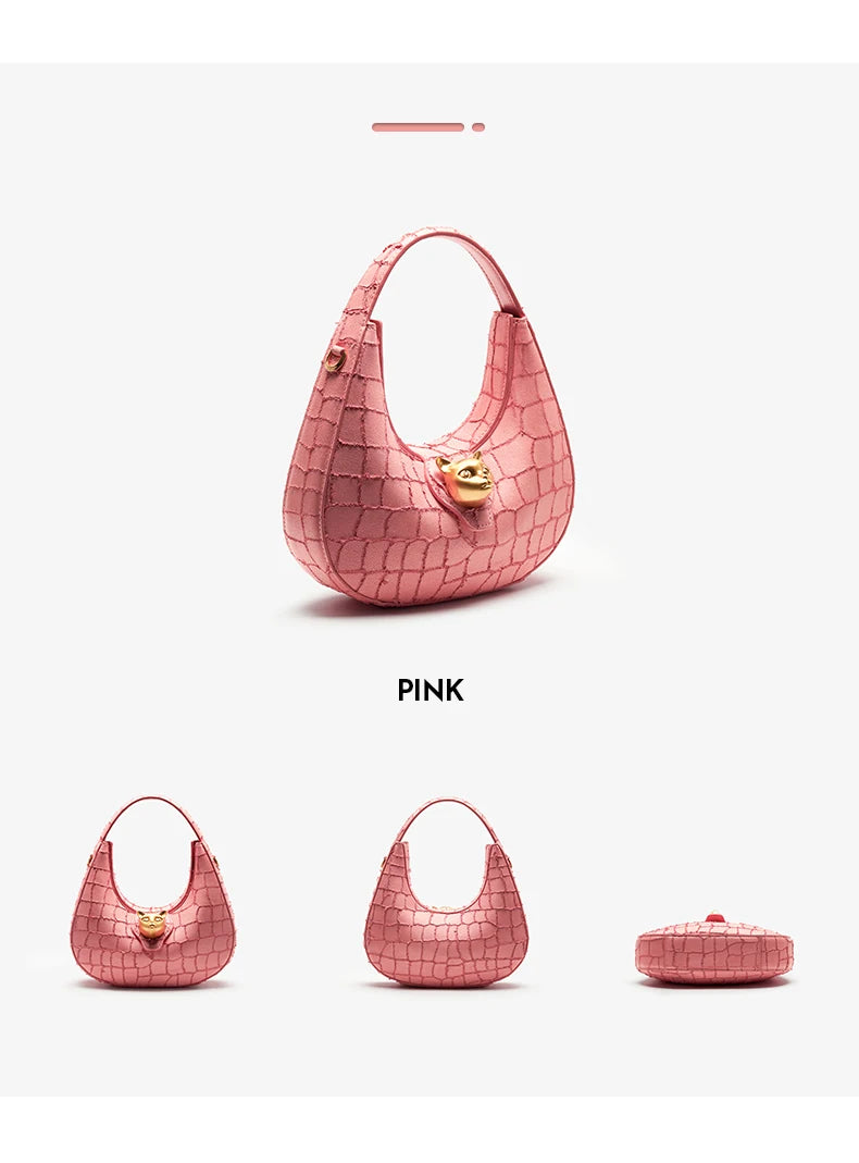 BAFELLI 2025 WOMEN'S BAG LUXURY BRAND GENUINE LEATHER CAT FASHION FEMALE TRENDING ORIGINAL PURSE DESIGNER LADY SHOULDER HANDBAGS