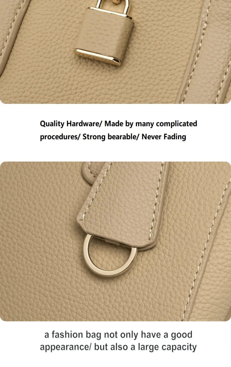 ZOOLER Real Soft Totes Genuine Leather Single Shoulder Bag Cow Skin Women  Milky Purses Quality Handbag Female#HY553