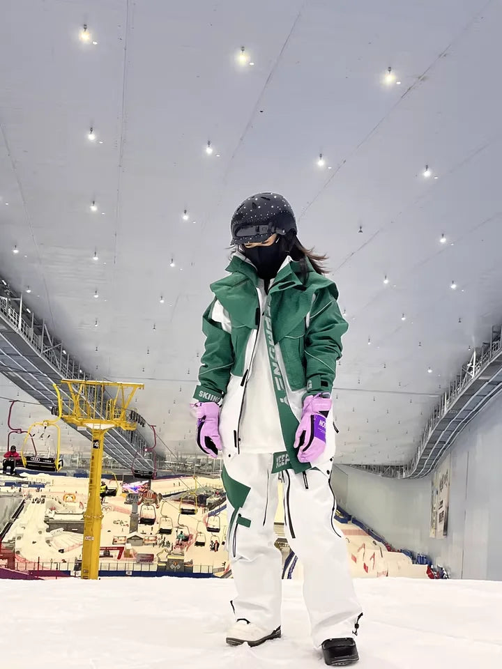 Keepmoney 3L Snowboard Jacket Pants Female Tracksuit Mountain Skiing Suites Winter   Men Snow Suits Sports Waterproof Ski Sets