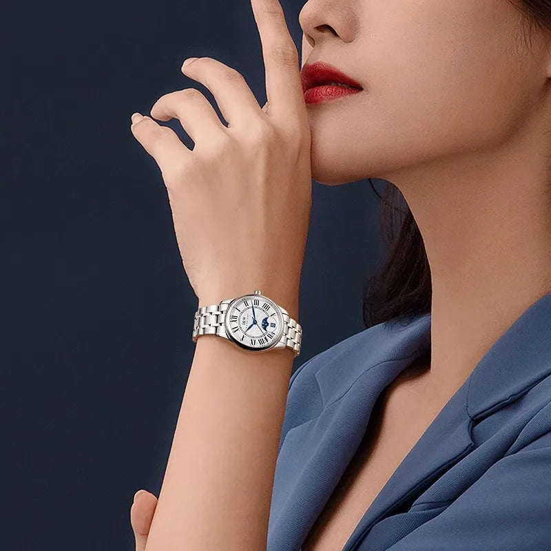 Switzerland Made Watch for Women CARNIVAL Brand Luxury Automatic Mechanical Watches Ladies Fashion Waterproof 2025 Reloj Mujer