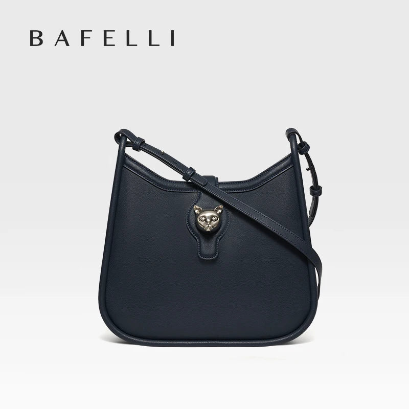 BAFELLI 2025 CAT LUXURY BRAND NEW WOMEN'S SHOULDER BAG TRENDING RETRO STYLE VINTAGE CROSSBODY PURSE UNISEX MESSENGER BAGS