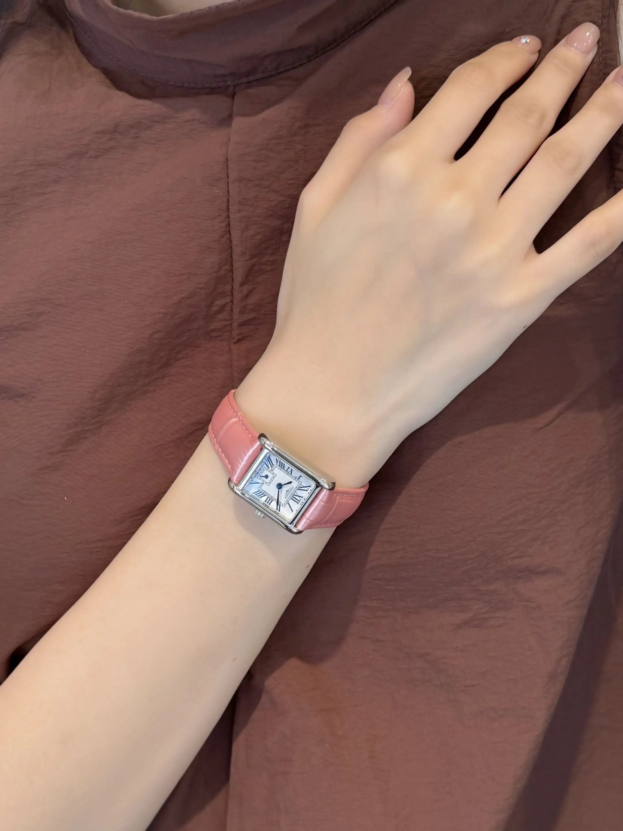 Watch Women's Small Sugar Cube Square Dial 2025 New Mechanical Simple Temperament Waterproof