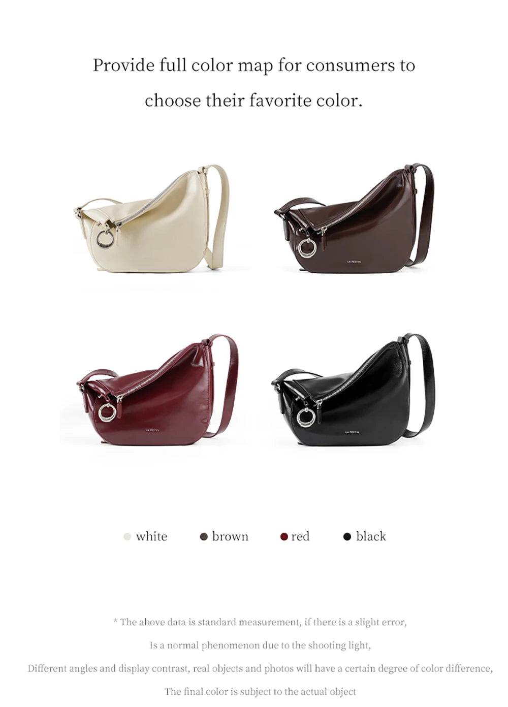 LA FESTIN Original New Shoulder Bag for Women Leather Bag Fashion Crossbody Bag Ladies Handbag Luxury Brand Bag