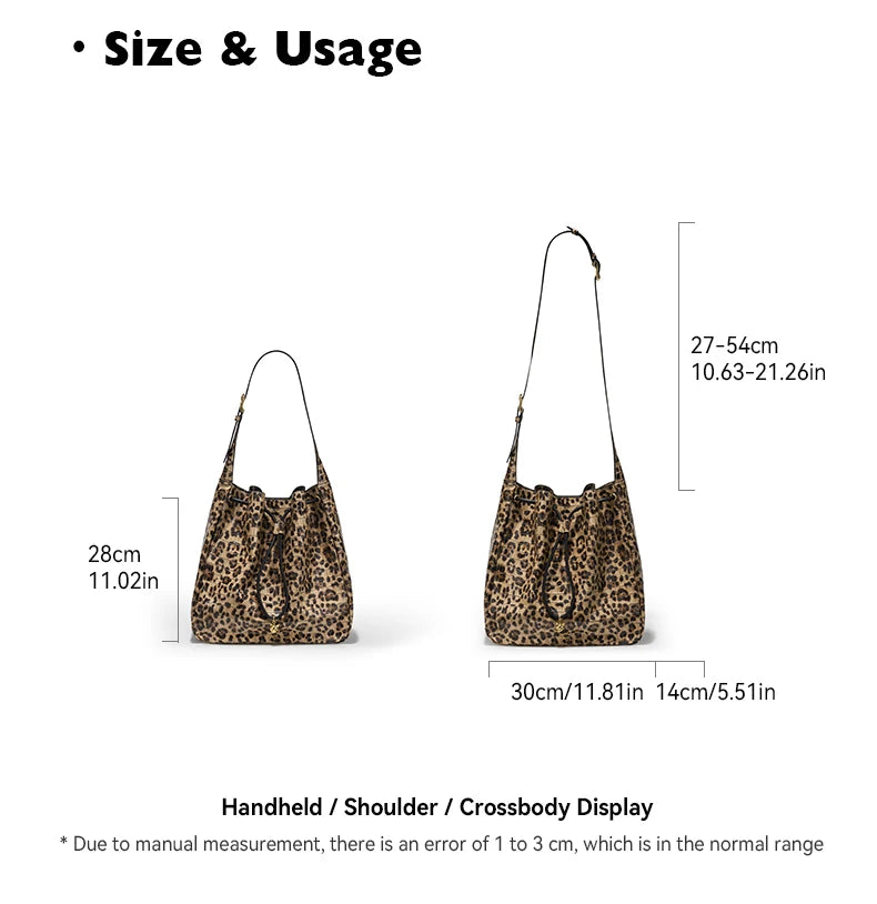 BAFELLI WOMEN'S NEW BAGS LUXURY FASHION LEATHER HANDBAGS 2025 HIGH QUALITY DESIGNER BRAND CAPACITY LADIES SHOULDER LEOPARD PRINT