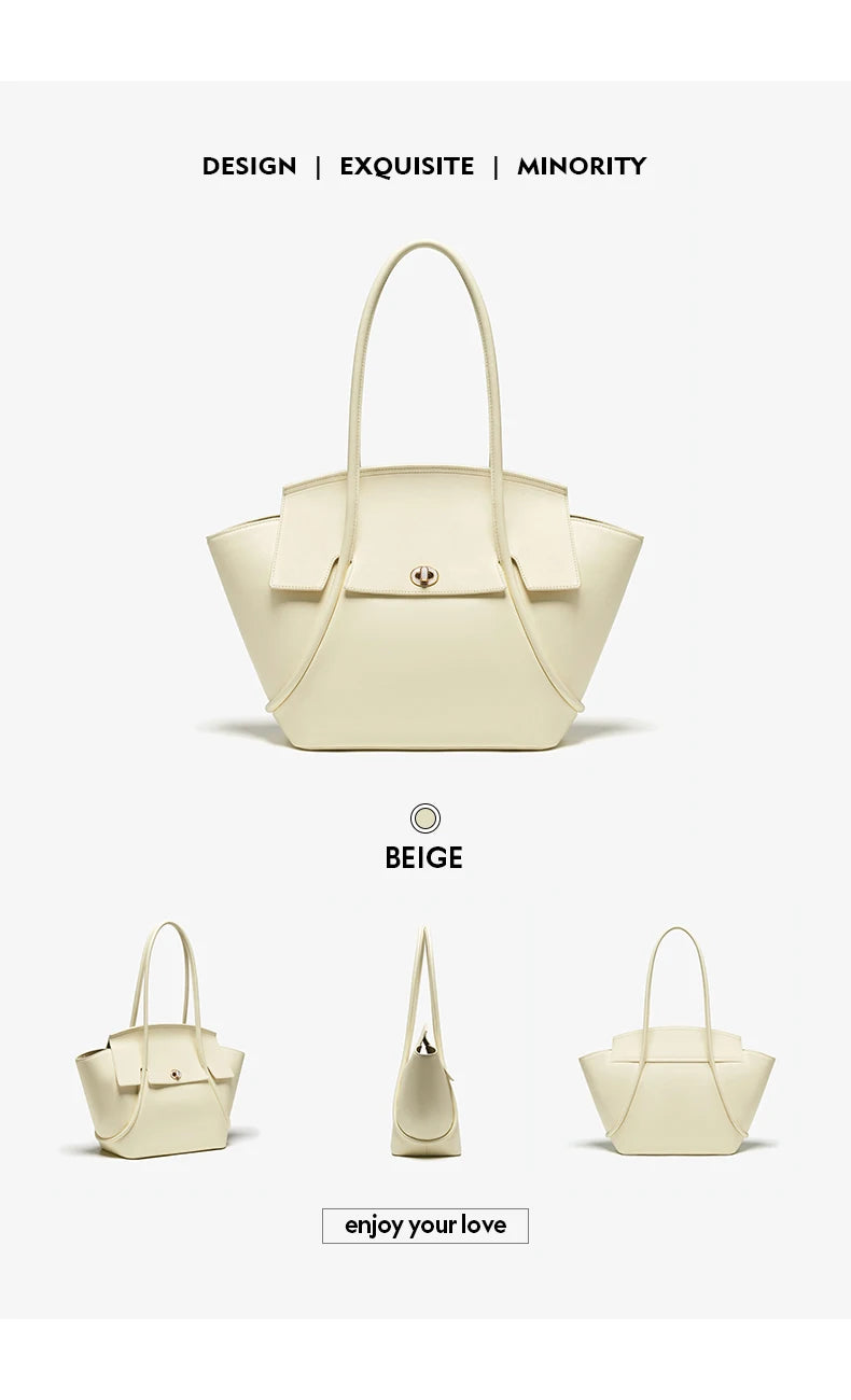 BAFELLI 2025 NEW WOMEN'S CASUAL TOTE BEACH BAG LARGE TRAVEL PURSE LUXURY DESIGNER BRAND GENUINE LEATHER FEMALE BAGS