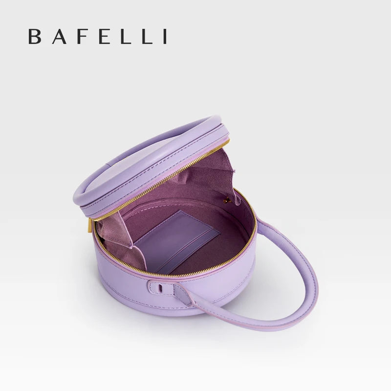 2025 NEW BOWLING STYLE HANDHELD CAT WOMEN'S BAG LUXURY BRAND ORIGINAL DESIGNER HANDBAG SHOULDER GENUINE LEATHER PURSE