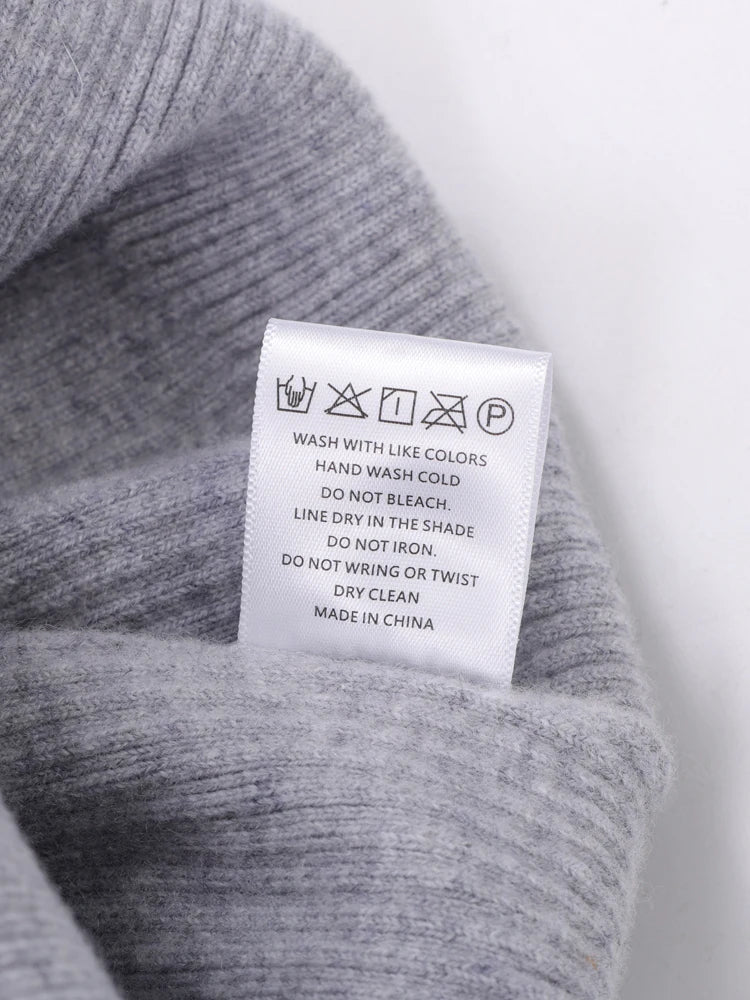 100% Cashmere Knitted Skirt Autumn Winter Women Elegant Tiered Pleats Slim A-line High Waisted Soild Office Lady Dress High-end