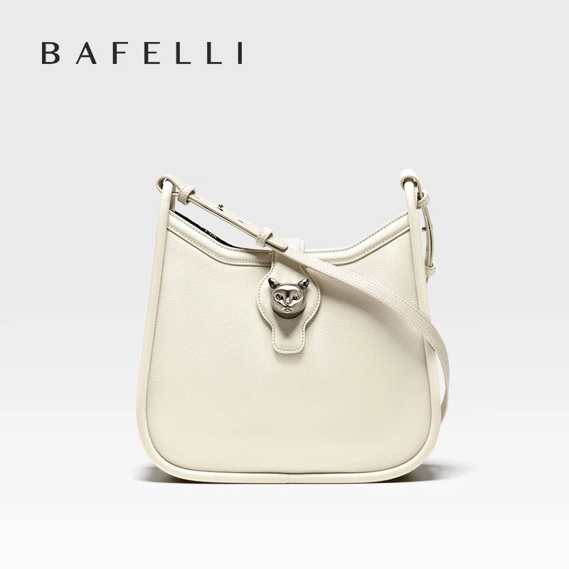 BAFELLI 2025 CAT LUXURY BRAND NEW WOMEN'S SHOULDER BAG TRENDING RETRO STYLE VINTAGE CROSSBODY PURSE UNISEX MESSENGER BAGS