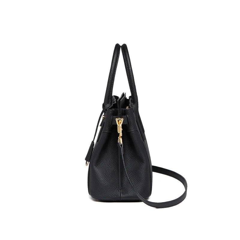 ZOOLER Real Soft Totes Genuine Leather Single Shoulder Bag Cow Skin Women  Milky Purses Quality Handbag Female#HY553