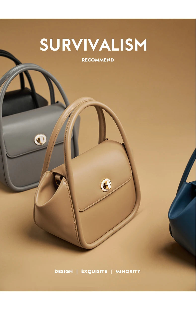 BAFELLI NEW 2025 WOMEN'S HANDBAG WINTER WOOL FASHION BENTO EVENING LEATHER ORIGINAL STYLE LUXURY BRAND PURSE SHOULDER CASUAL