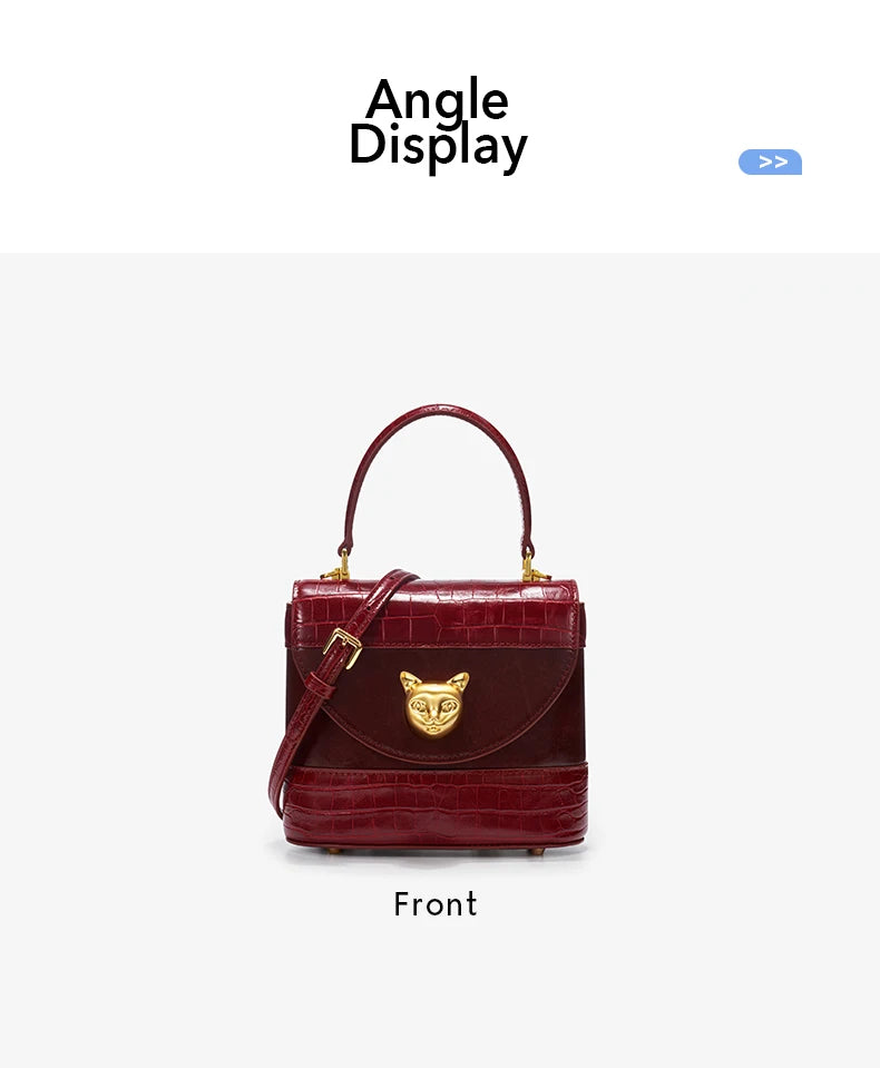 BAFELLI HANDBAG 2025 WOMEN'S NEW LEATHER PURSE EVENING DESIGNER BUCKET CAT LUXURY BRAND FASHION BUSINESS CASUAL BAGS