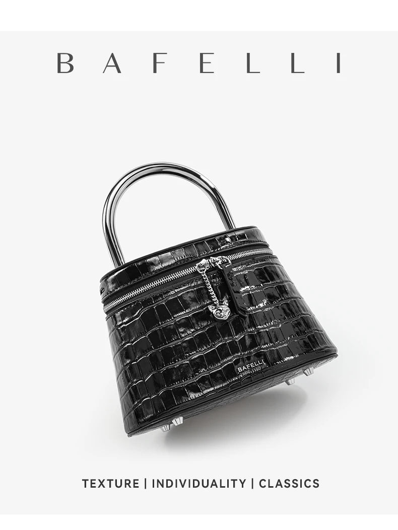 BAFELLI 2025 WOMEN'S NEW EVENING PARTY HANDBAG ORIGINAL DESIGNER FASHION LUXURY BRAND GENUINE LEATHER BAGS CROSSBODY PURSE