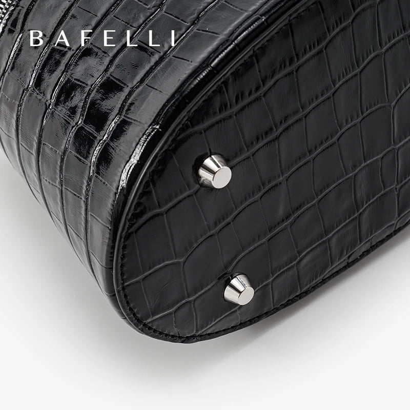 BAFELLI 2025 WOMEN'S NEW EVENING PARTY HANDBAG ORIGINAL DESIGNER FASHION LUXURY BRAND GENUINE LEATHER BAGS CROSSBODY PURSE